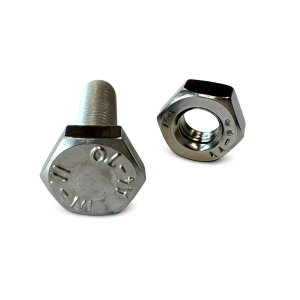 Sætskrue 4 x 20mm A4 DIN 933 8 stk + 8 stk. møtrikker