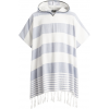 Sea Ranch Beach Poncho - Navy (lys blå og hvid)