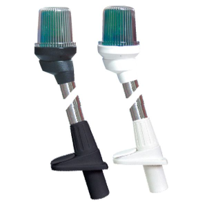 Lalizas Lanternemast aftagelig 3-farvet 12V 10W 2nm 540mm sort