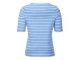 Musto stribet t-shirt til kvinder - hvid/ lys blå str. 8 (str. 36) 