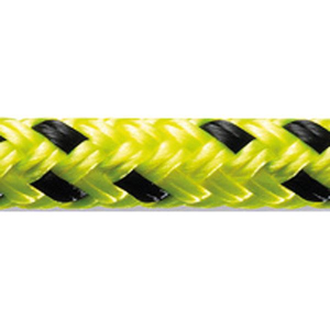 Robline Orion 500 Trimline, 4 mm, 300kg, Neongul/sort - 1 mtr