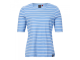 Musto stribet t-shirt til kvinder - hvid/ lys blå str. 8 (str. 36) 