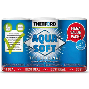 Toiletpapir Aqua Soft mega value pack, 6 ruller Toiletpapir Aqua Soft mega value pack, 6 ruller