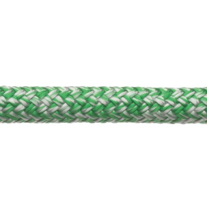 Robline Globe Pro Robtec fald, 6mm, 2000kg, Hvid/Grøn - 1 mtr
