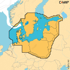 C-Map Reveal X, Skagerak, Kattegat & dele af Østersøen "kun ved køb af plotter"