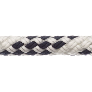 Robline Sirius 300 Fald/Skøde, 6mm, 1150kg, Hvid/Blå - 1 mtr