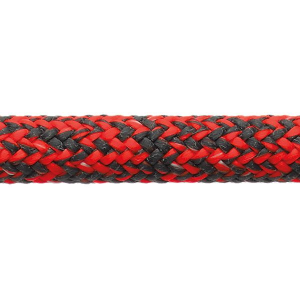 Robline Sirius XTS Dyneema Cruising, 6mm, 1340kg, Rød/Sort/Hvid - 1m
