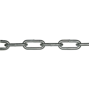 Langleddet kæde galvaniseret 8mm DIN 763 10m