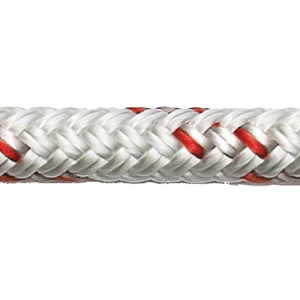 Robline Orion 500 Trimline, 5mm, 440kg, Hvid/Rød - 1 mtr