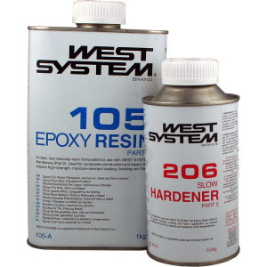 WestSystem A-Pakke 1,2 kg. 105/206  Langsom