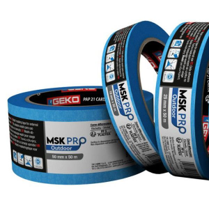 Geko Pro outdoor Blå afdækningstape, 5 mdr UVR. 19mm X 50M