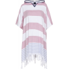 Sea Ranch Beach Poncho - Calypso Coral