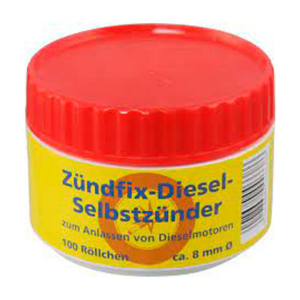 Startcigaretter Zündfix til dieselmotorer ca. 8mm.