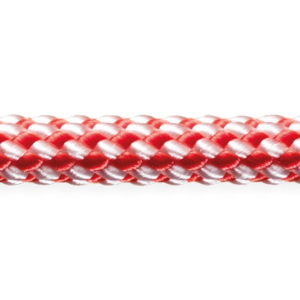 Robline Dinghy Control, 3mm, 450kg, Hvid/Rød - 1 mtr