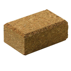 Slibeklods kork, 100x60x40 mm