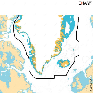 C-Map Discover X, dele af Grønland samt Island "kun ved køb af plotter"