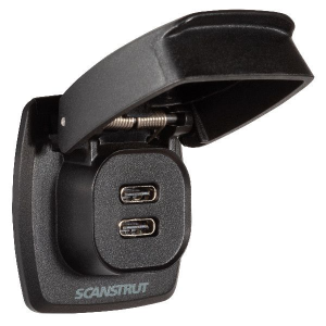 ScanStrut Flip-Pro vandtæt 2 x USB C ladestik 12-24V