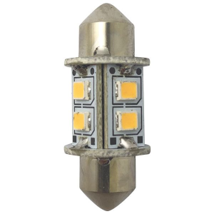 1852 LED navigations pinolpære 31mm 10-36Vdc omni, 2 stk