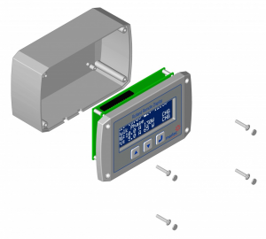 Repeater display til Rutland 1200 controller 