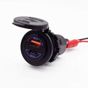 Marine USB Udtag QC3.0 og QC 4.0
