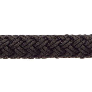 Robline Rio Fortøjningsline, 8mm, 1400kg, Sort - 1 mtr
