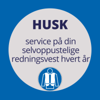Service på oppustelige veste Service på oppustelige veste